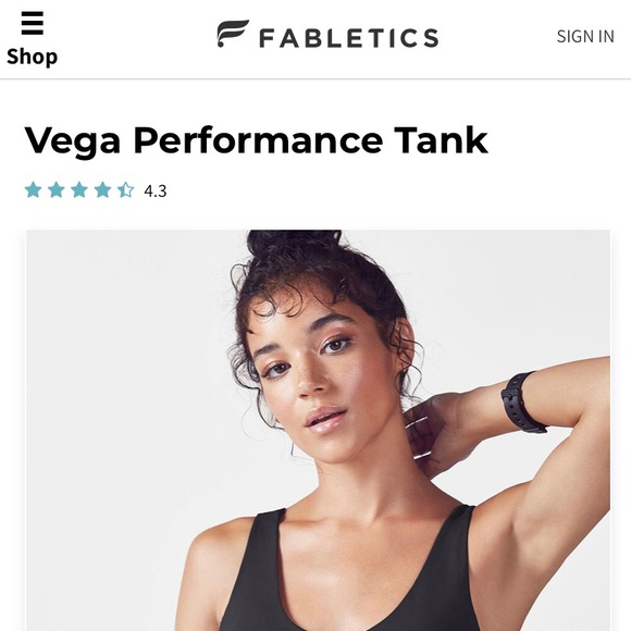Fabletics Vega Top - Lace Detail - Built In Bra - Picture 4 of 6